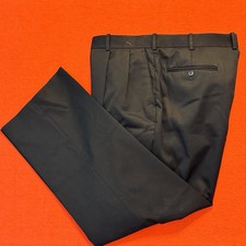 PENDLETON ... 100  Wool Pleated Front Dress Pants ... Black   Size 40   A 