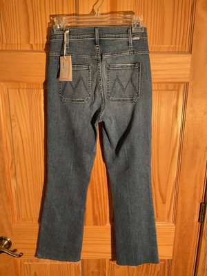 Mother Womens Jeans Hustler Patch Pocket Ankle Fray 25 NEW | eBay