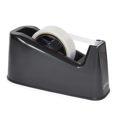 Rapesco RPTD500B Germ-Savvy 500 strapazierfähiger Klebebandspender, schwarz 