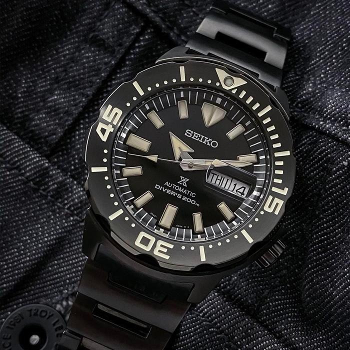 SEIKO ProspeX SRPD29K1 Monster Automatic Diver's 200m Watch Black