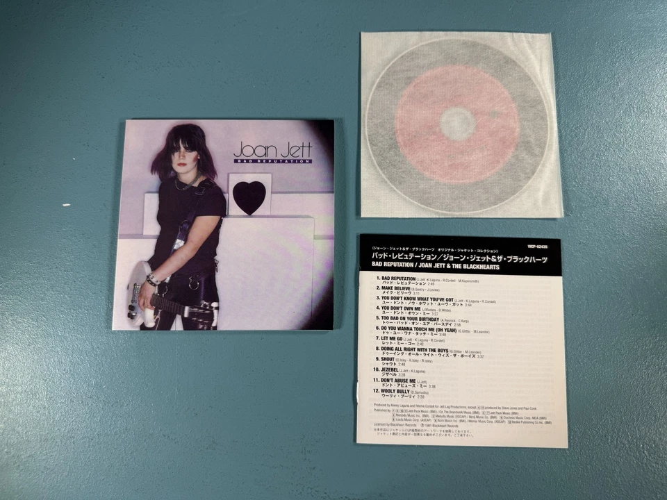 Joan Jett - Bad Reputation - JAPAN CD - VICP-62435 - Mini LP CD - Musik CD Album - Bild 2 von 3