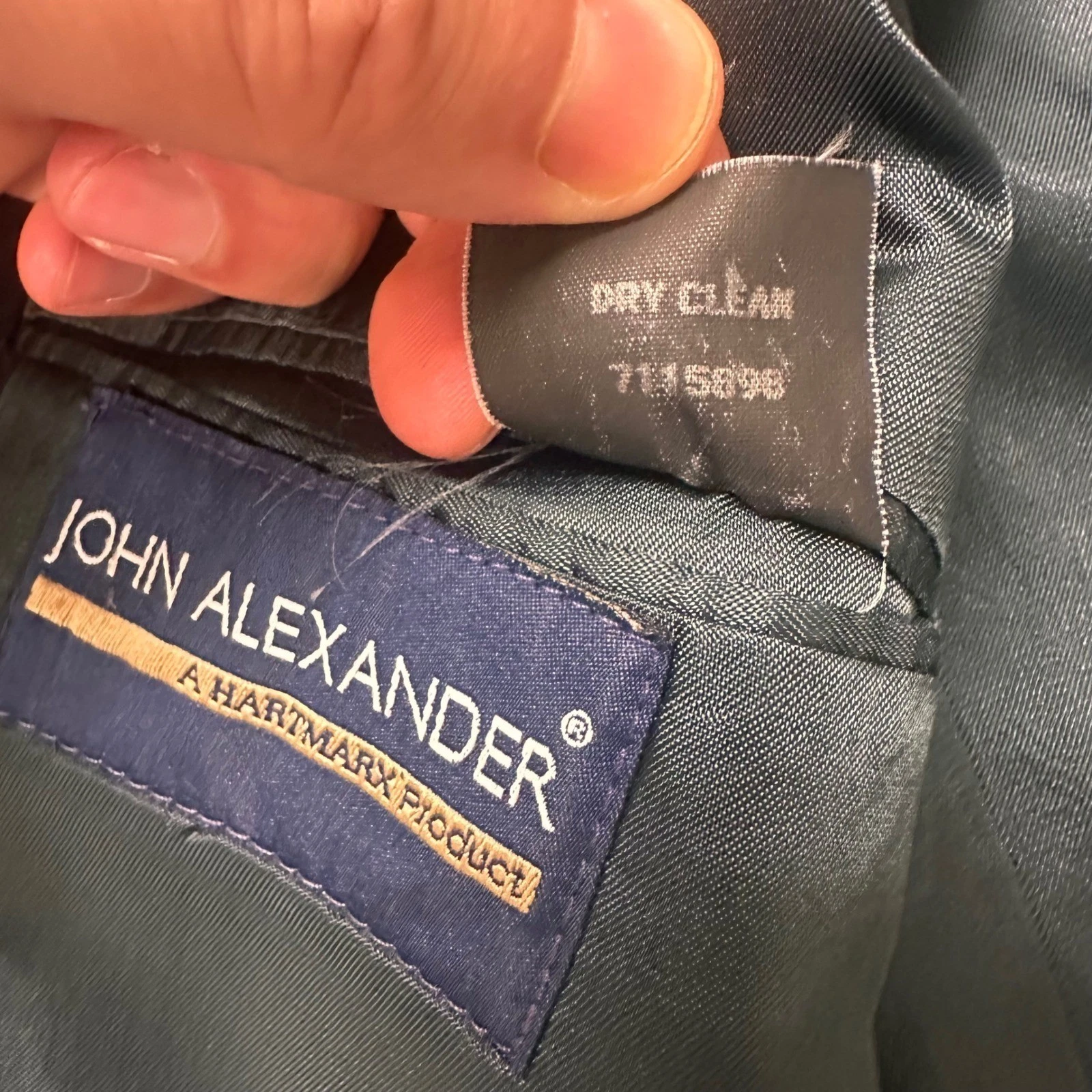 John Alexander Blazer Mens Size 42S Gold Button Classic Worsted Wool Preppy - product detail image 11