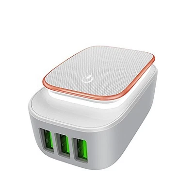 LDNIO Charger 3 USB 3.4 a with night light LED touch - Image 1 of 4