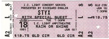 Styx & Vinnie James 6/18/91 Pittsburgh PA IC Light Amphitheatre Rare Ticket!