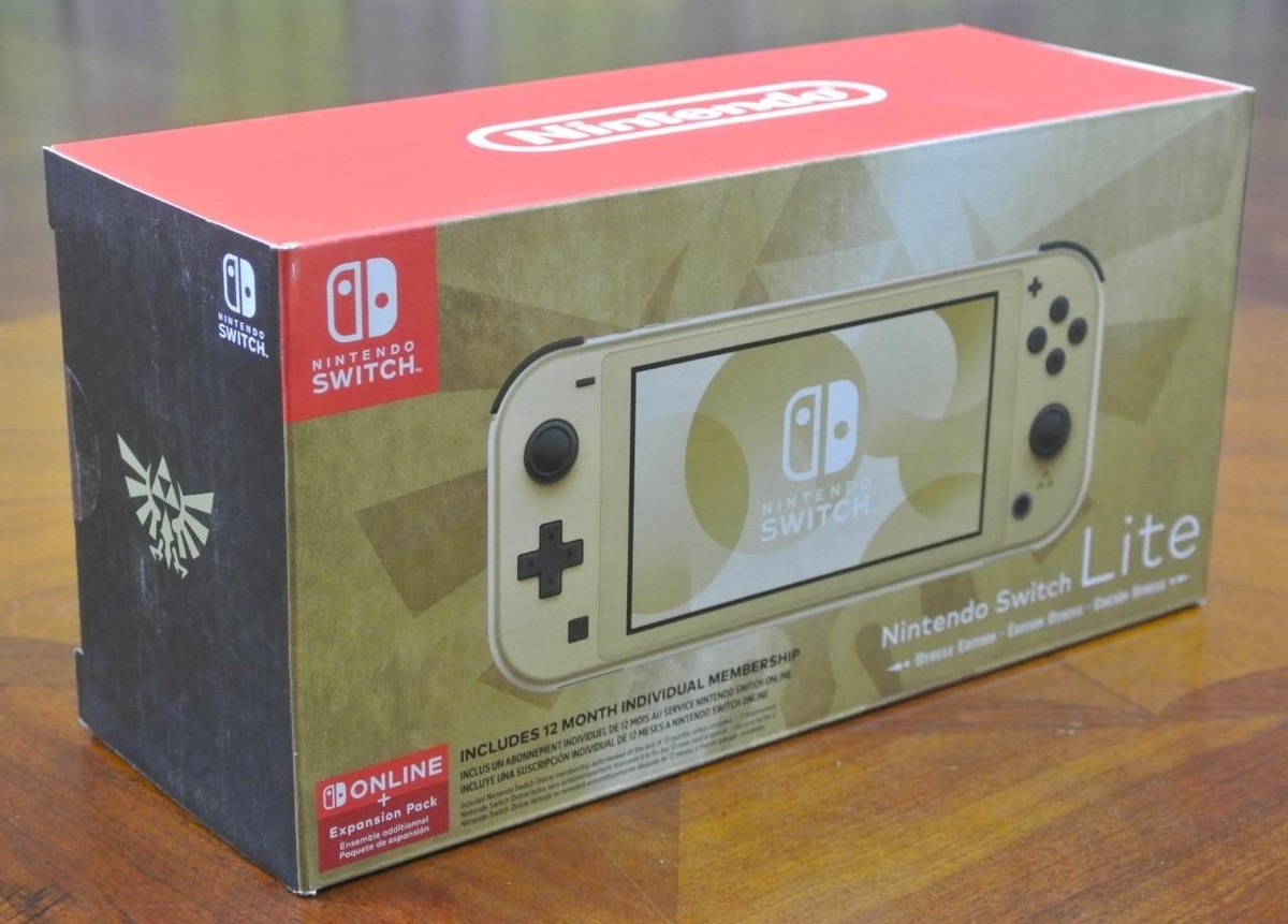Nintendo Switch Lite HYRULE EDITION Special Console GOLD Best Buy