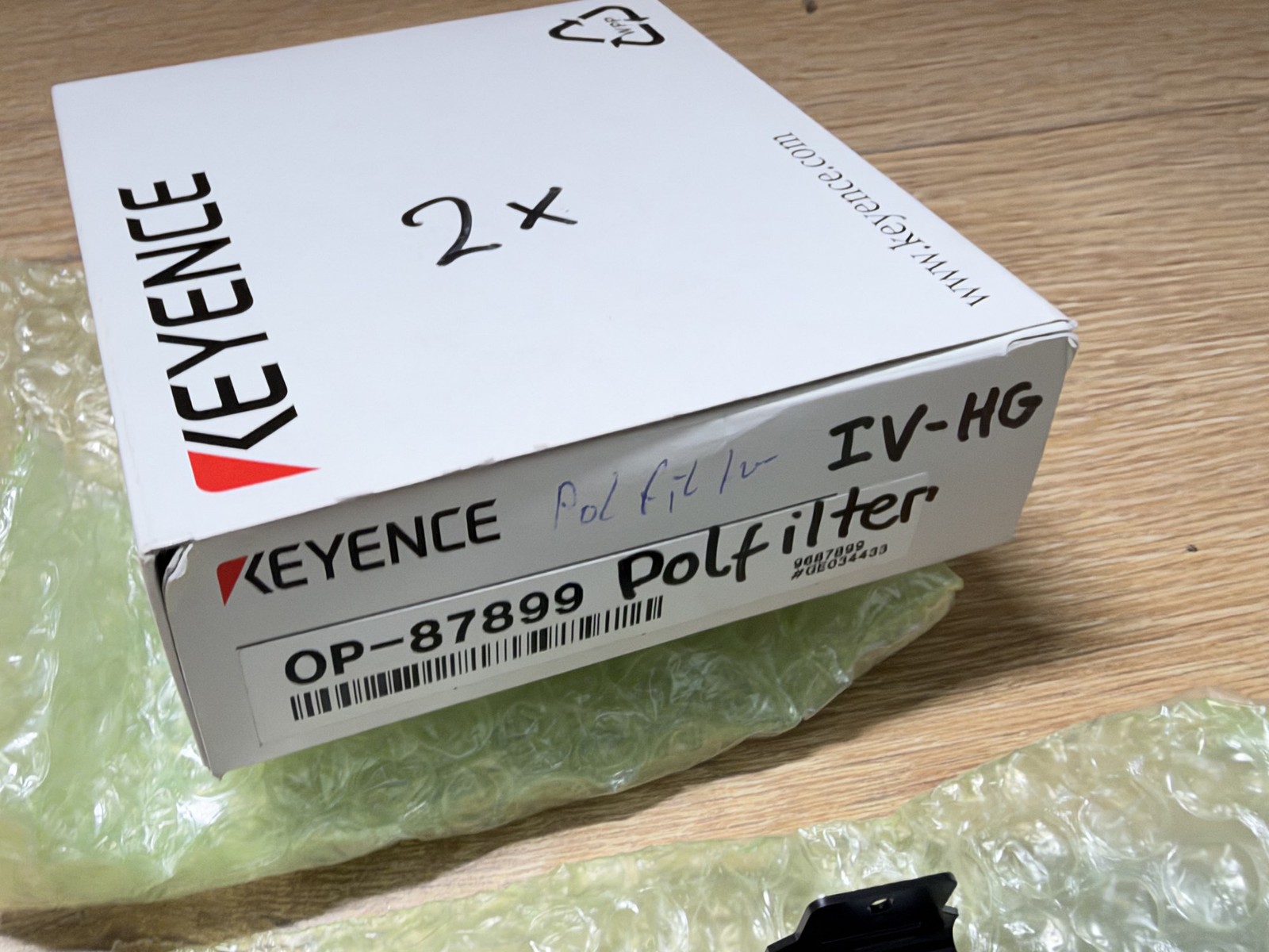 Keyence OP-87899 Polfilter für IV-HG Sensor, 2 Stück, neu OVP