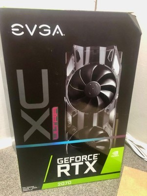 EVGA GeForce RTX 2070 XC ULTRA GAMING, 8GB GDDR6, Dual HDB Fans &RGB LED/Unused