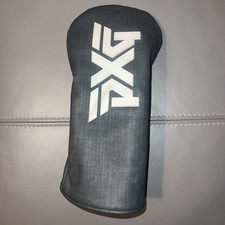 PXG Golf Mens Driver Headcover Grey White Nice
