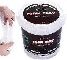 Moldable Cosplay Foam Clay White   High Density and Hiqh Quality for Intricate