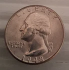 1948 Silver Washington Quarter BU