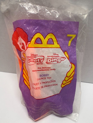 McDonald's #7 Goofy Movie BOBBY Launch Toy Happy Meal Toy NIP