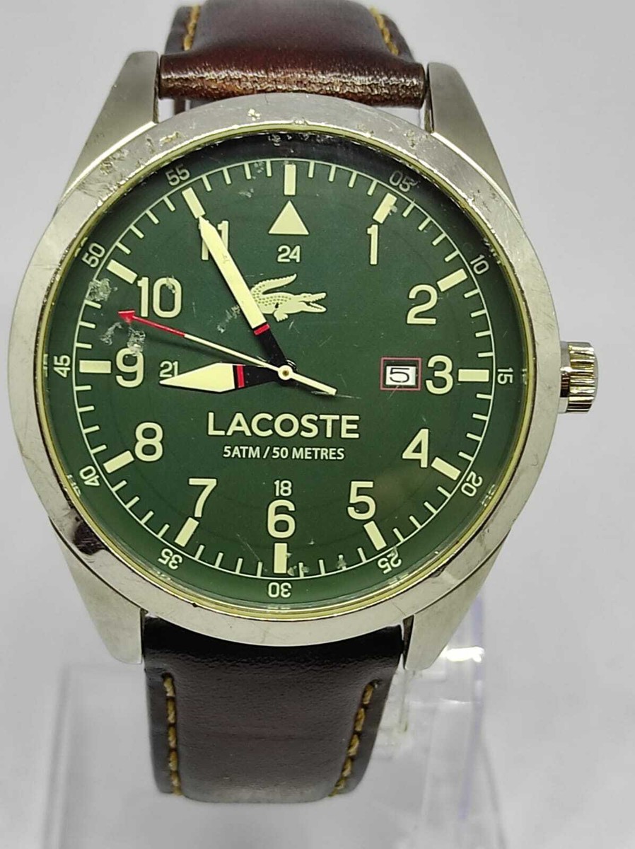 Véritable montre Lacoste Montréal 2010781 homme bracelet cuir