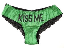 NEW Victoria's Secret VTG PINK Bling Sequin Fashion Show Hipster Panty MEDIUM