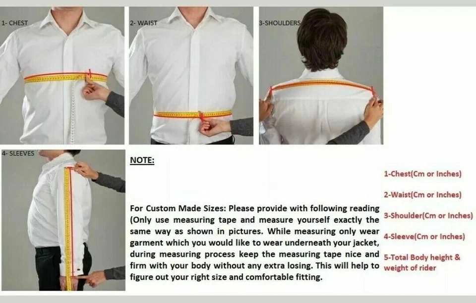 SUZUKI BLACK JACKET MOTORCYLE LEATHER JACKETS MOTORBIKE COWHIDE LEATHER BIKERS - Image 4 of 4