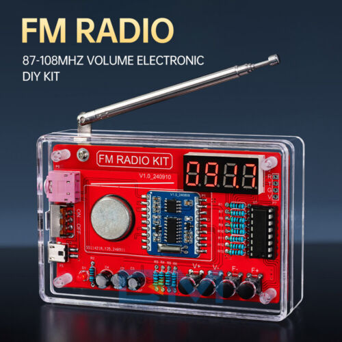 DIY Digital RDA5807 FM Radio Electronic 87-108MHZ Soldering Practice Kit USA - Picture 16 of 17