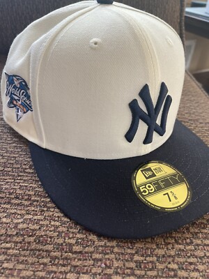 帽子 59FIFTY New York Yankees Allover Men's New York Yankees New Era Navy Allover Logo 59FIFTY