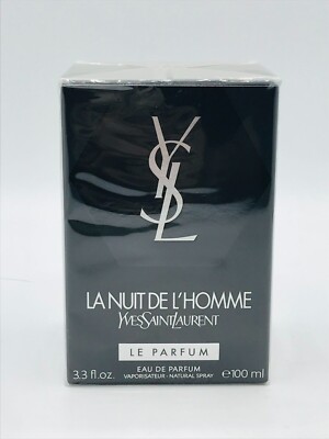 La Nuit De L'Homme Le Parfum YSL Parfum 3.3 fl oz / 100ml for Men NEW IN BOX