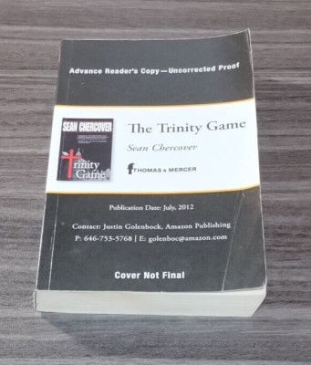 The Trinity Game Sean Chercover ARC Uncorrected Proof Thomas Mercer 2012 1st