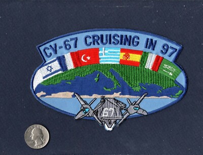 CV-67 Uss John Kennedy Cruisen 1997 US Marine Schiff Geschwader Jacke Aufnäher