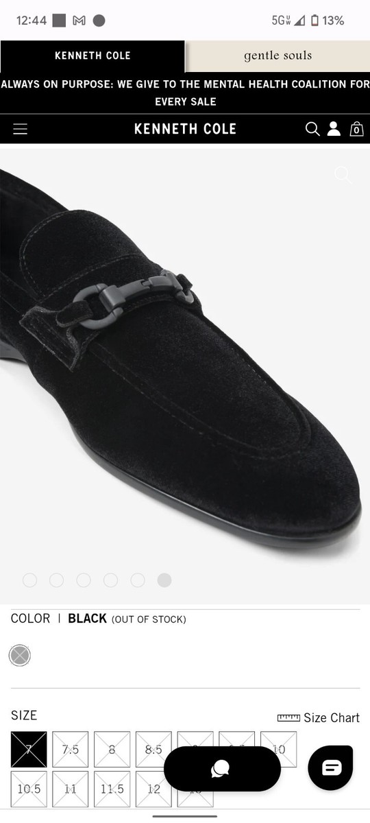 Kenneth Cole New York Nolan Velvet Loafer 10.5 | eBay