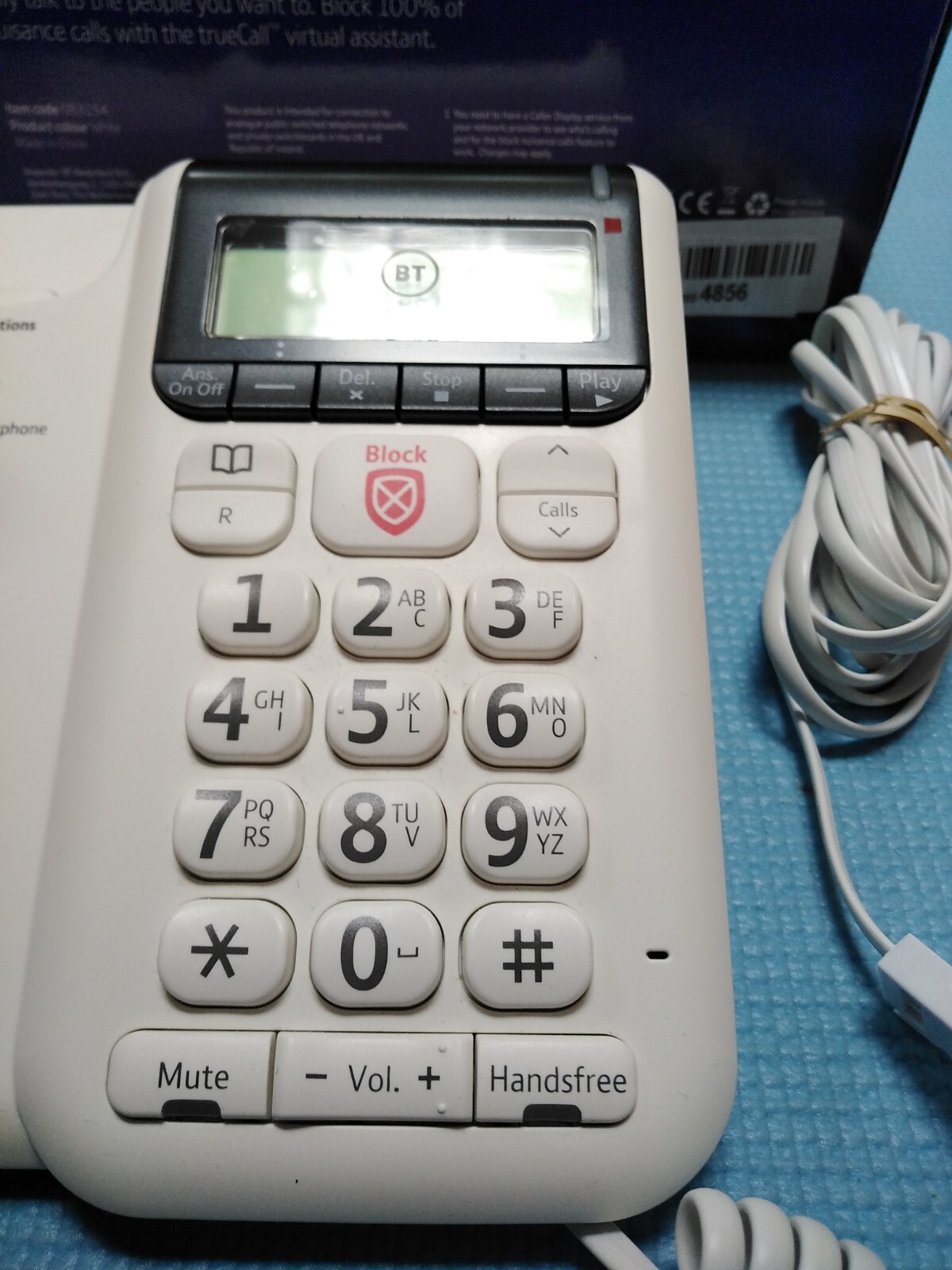 BT Decor 2600 Call Blocking Phone Answer Machine NO POWER PLUG
