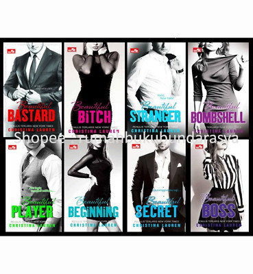 Complete Set Series Lot of 8 Beautiful Bastard books by Christina Lauren Romance