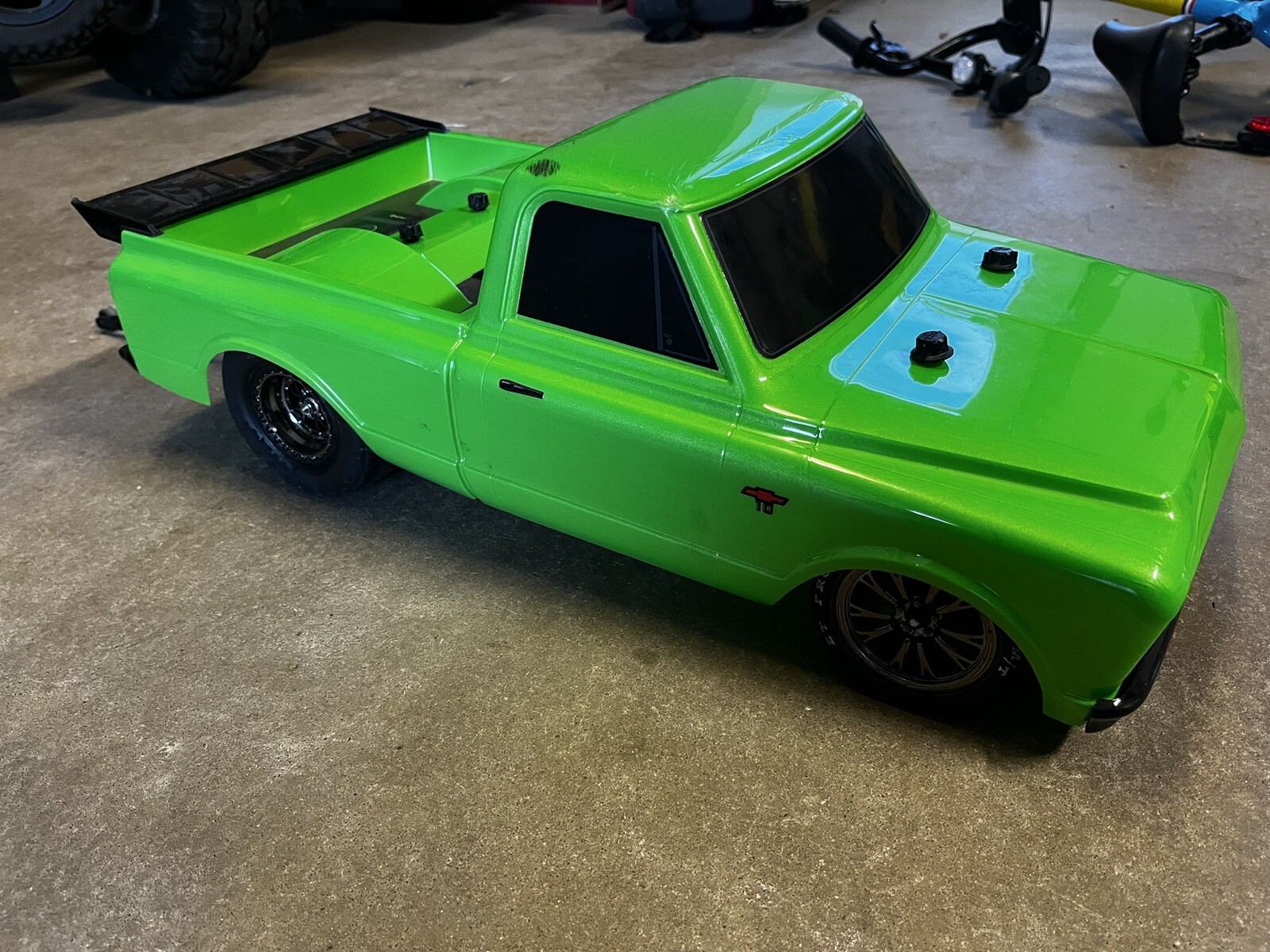 Traxxas Drag Slash RC No Prep Drag Car RTR EXTRA BODY Tires & Parts