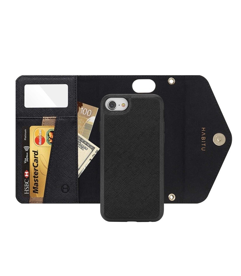 HABITU Selene Crossbody Wallet Case with Mirror iPhone 12