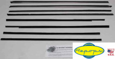59 60 Cadillac Deville 2d Hardtop Door Window Felt Fuzzies Rubber Seal 8 Pc Kit 59 60 Cadillac Deville 2d Hardtop Door Window Felt Fuzzies Rubber Seal 8 Pc Kit