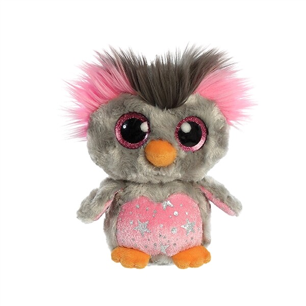 YooHoo and Friends 8"" Pink Hoppee Plush Cuddly Soft Toy Penguin By Aurora World