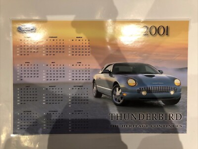 2001 Ford Thunderbird Calendar Poster