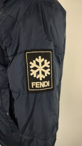 FENDI GIUBBINO PIUMINO DONNA TG. 48 JACKET DOWN WOMAN ITALY CASUAL VINTAGE - Photo 8 sur 12