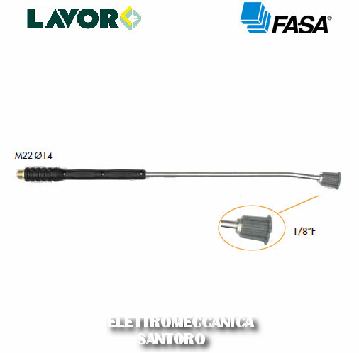 Lancia Lavor Professionale Rosetta Alta-Bassa Pressione Inox