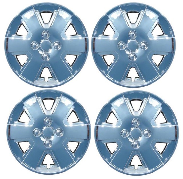 NEW 20062011 Set Of 4 Ford FOCUS 15" Wheelcover Hubcaps CHROME eBay
