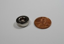 Neodymium Rare Earth Powerful Disc Magnets N52 Drilled 12 mm x 4 mm w/4 mm hole