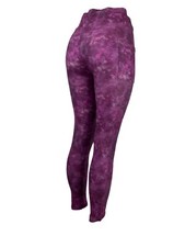 Faded Purple Floral Leggings Stunning Pattern Multiple Sizes With POCKETS