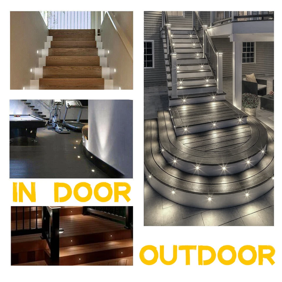 10-20er LED Bodeneinbauleuchte Bodenleuchte Bodeneinbaustrahler IP67 Wasserdicht - Bild 3 von 4