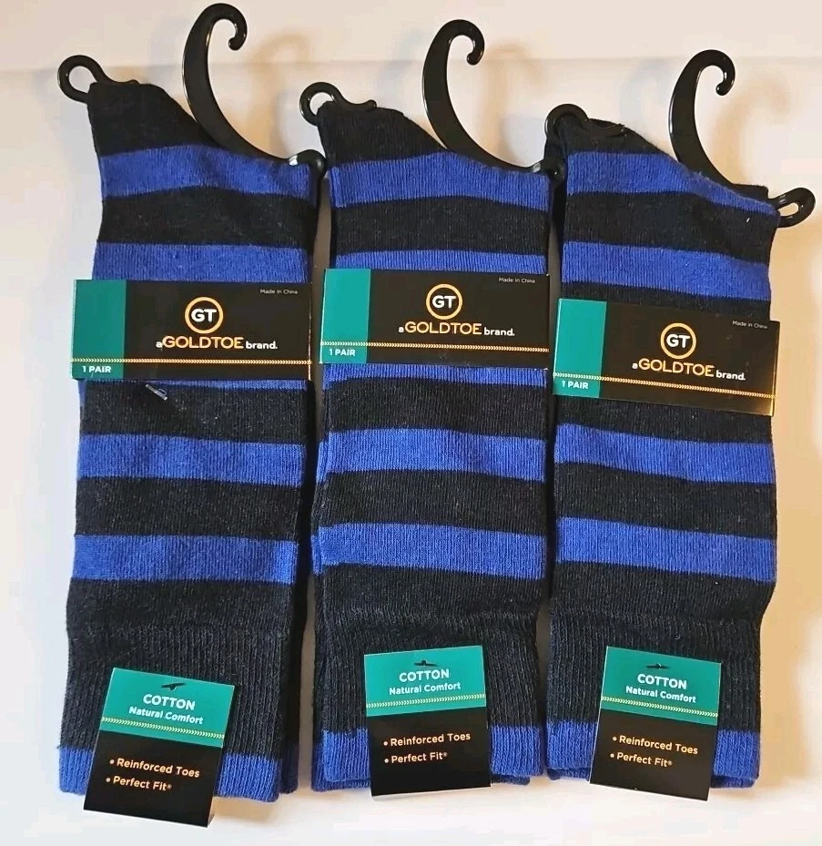 GOLD TOE Blue Men's Dress Socks for sale | eBay