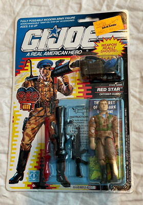 Vint 1991 3.75” Hasbro GI Joe Red Star V1 Figure 3 3/4” MOC