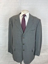 Valentino Men's Gray Solid Unspecified Wool Blend Blazer 45R $4,195
