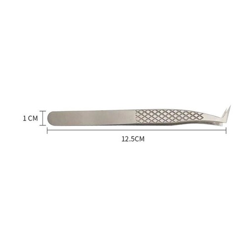 Professional Eyelash Tweezers Stainless Steel Lash Grafting Makeup Tools New - Picture 12 of 19