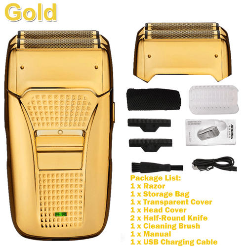 Nueva afeitadora eléctrica USB recortadora afeitadora recargable pelo barba máquina de afeitar EE. UU. - Imagen 13 de 26