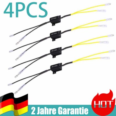 4 PCS 12V 25W Widerstand Motorrad Blinker LED Flash Blinker Fix Fehler 6.8Ohm