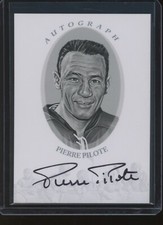 2010-11 ITG Enshrined Hockey Pierre Pilote #A-PP Silver Version Autograph