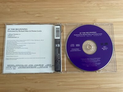 Richard Marx & Donna Lewis _ At The Beginning Anastasia _ CD Single 3 trk _ 1997