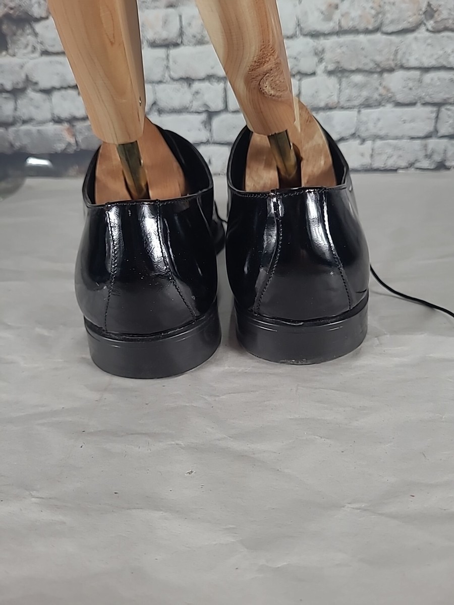 Adolfo Made In Italy Black Leather Dress Shoes | eBay display picture 1