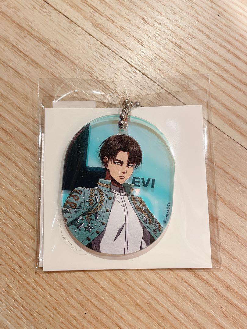 Attack On Titan Levi Aurora Key Chain Escrit Collaboration