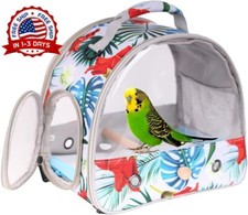 Jaula de viaje para p jaros con soporte y correa para el hombro NUEVO US