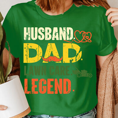 Ehemann Papa Rasenpflege Pflanzenliebhaber Shirt, Gartenshirt Gärtner T-Shirt #DDRN
