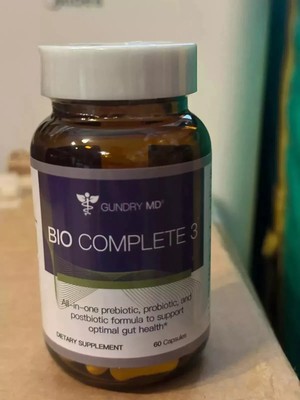 GUNDRY MD BIO COMPLETE 3 Capsules 60 Count NEW PREBIOTIC